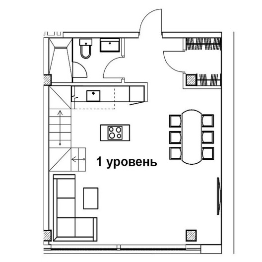 1-комнатная квартира 108.50 кв.м. в Коптево