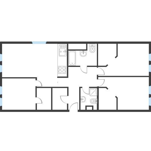 3-комнатная квартира 119.50 кв.м. в Хорошево-Мневниках