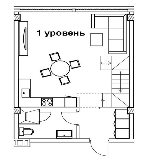1-комнатная квартира 96.80 кв.м. в Коптево