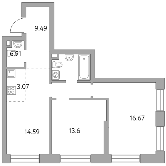 План квартиры