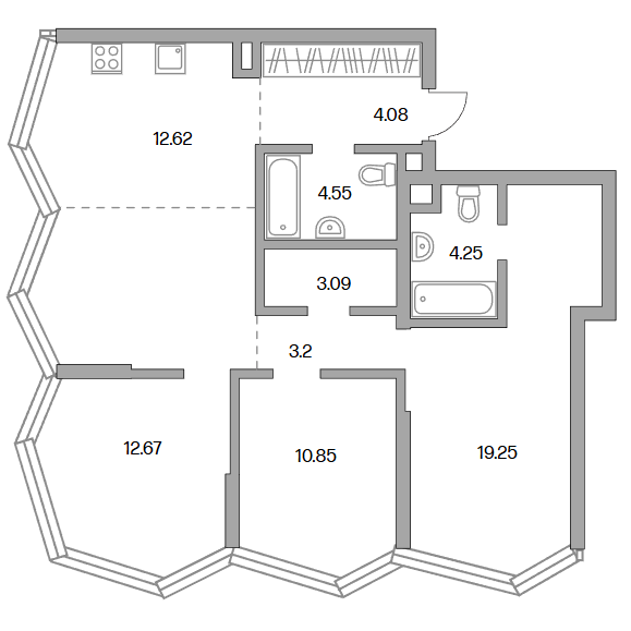 План квартиры