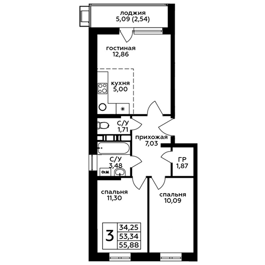 План квартиры